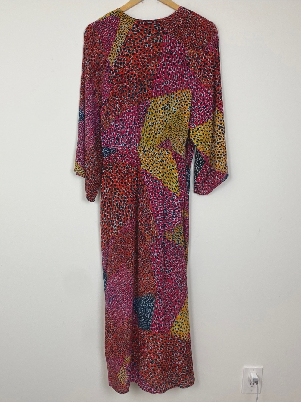 🎈Anthropologie Bl^nk Tori Wrap Dress Size XL - Picture 6 of 12